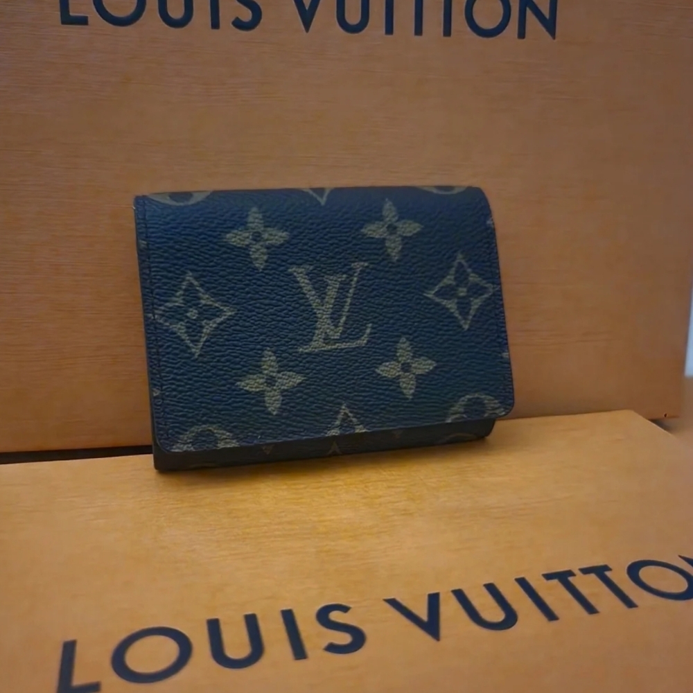 Vintage x Louis Vuitton Monogram Envelope Carte de Visite Card Holder